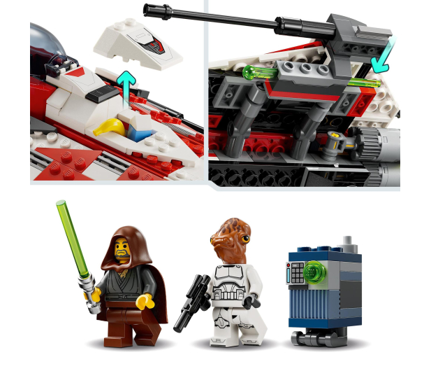 LEGO Star Wars 75388 Myśliwiec rycerza Jedi Boba - 1270070 - zdjęcie 6